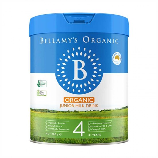 【Bellamy澳洲直邮】【新包装】【3罐】Bellamy's贝拉米  有机4段 3罐  （3岁以上）保质期：2027.4左右