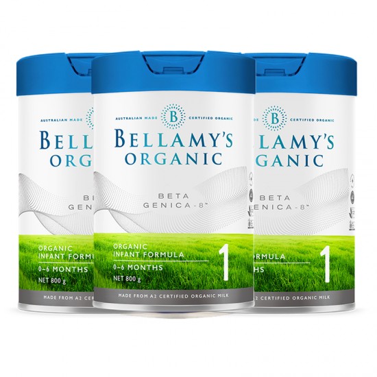 【澳洲发货】【3罐】Bellamy 贝拉米白金1段（0-6个月） 3罐 保质期2025.5