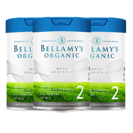 【Bellamy澳洲直邮】【3罐】Bellamy 贝拉米白金2段（6-12个月）3罐 保质期2026.10左右