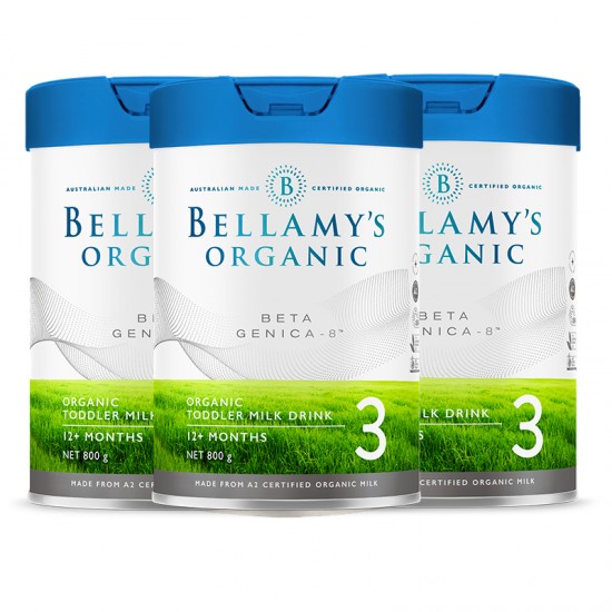 【澳洲发货】【3罐】Bellamy 贝拉米白金3段（12个月以上） 3罐 保质期2025.5