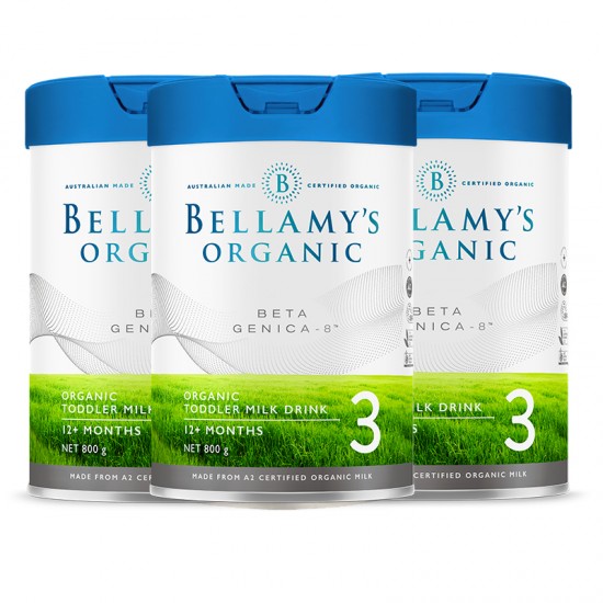 【Bellamy澳洲直邮】【3罐】Bellamy 贝拉米白金3段（12个月以上） 3罐 保质期2026.10左右