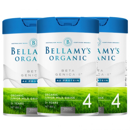 【Bellamy澳洲直邮】【3罐】Bellamy 贝拉米白金4段（2岁以上） 3罐 保质期2026.10左右