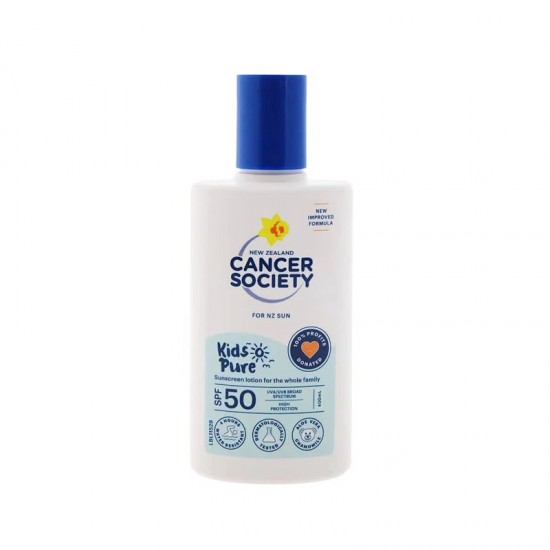 Cancer Society Kids Pure Sunscreen Lotion Spf50 400ml 新西兰防癌协会儿童防晒SPF50 400毫升  保质期2025年