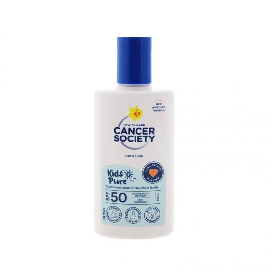 Cancer Society Kids Pure Sunscreen Lotion Spf50 400ml 新西兰防癌协会儿童防晒SPF50 400毫升  保质期2025年8月