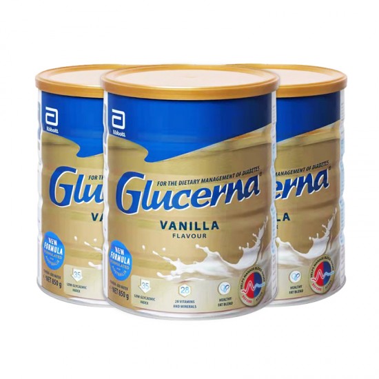 【澳洲发货】【爆罐不理赔】雅培 Glucerna 糖尿病人专用营养奶粉 850g 3罐 保质期2025.1 【澳洲发货】【爆罐不理赔】雅培 Glucerna 糖尿病人专用营养奶粉 850g 3罐 保质期2025.1
