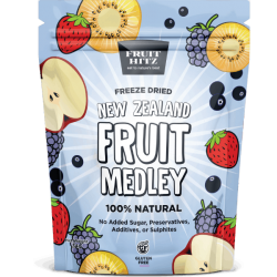 Fruit Hitz Freeze Dried New Zealand Fruit Medley 34g 新西兰混合水果冻干水果干(苹果/奇异果/草莓/蓝莓/博伊森莓) 儿童零食 保质期2026.6 Fruit Hitz Freeze Dried New Zealand Fruit Medley 34g 新西兰混合水果冻干水果干(苹果/奇异果/草莓/蓝莓/博伊森莓) 儿童零食 保质期2026.6