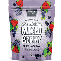 Fruit Hitz Freeze Dried New Zealand Mixed Berry 34g 新西兰混合浆果冻干水果干(博伊森莓/蓝莓/草莓/黑加仑) 儿童零食 保质期2026.6 Fruit Hitz Freeze Dried New Zealand Mixed Berry 34g 新西兰混合浆果冻干水果干(博伊森莓/蓝莓/草莓/黑加仑) 儿童零食 保质期2026.6