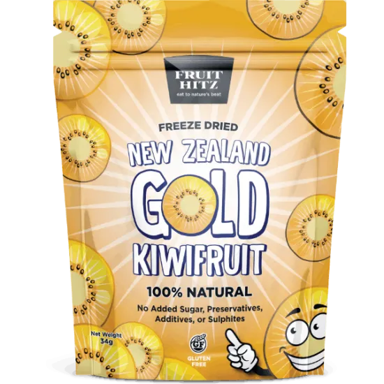 Fruit Hitz New Zealand Freeze Dried Gold Kiwifruit 34g 新西兰金奇异果冻干 儿童零食 保质期2026.6 Fruit Hitz New Zealand Freeze Dried Gold Kiwifruit 34g 新西兰金奇异果冻干 儿童零食 保质期2026.6