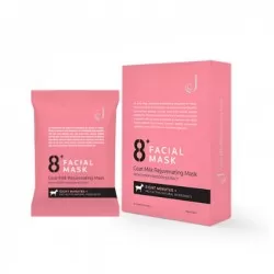8+ Minutes 8分钟山羊奶嫩白补水修复面膜（粉色） 10片装 保质期2027.3