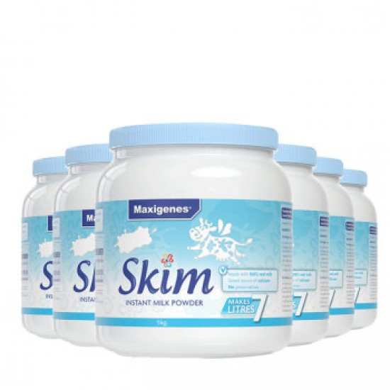 【澳洲发货】Maxigenes 美可卓高钙奶粉1kg 6桶  保质期：2023.10