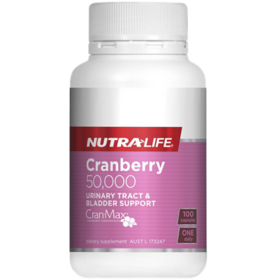 NutraLife 纽乐蔓越莓50000含量 100粒 保质期2027.3