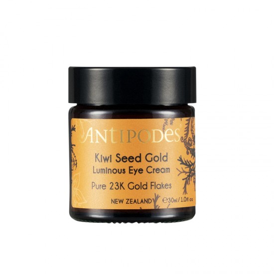 【此为单瓶链接-拍3瓶送antipodes维C焕肤洁面200ml】Antipodes安蒂碧斯纯金金箔23k 臻至奇异果籽抗氧化眼霜 30ml 保质期2027.6