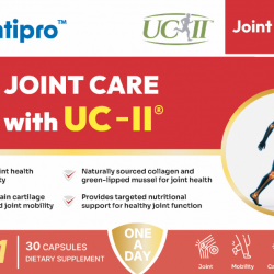 【秒杀】【Antipro系列买三送vc胶囊】Antipro™ 骨胶原 30粒 专利UC-II® 添加青口贻贝精华维生素D3 保质期2028.7 【秒杀】【Antipro系列买三送vc胶囊】Antipro™ 骨胶原 30粒 专利UC-II® 添加青口贻贝精华维生素D3 保质期2028.7