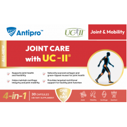 Antipro™ 骨胶原 30粒 专利UC-II® 添加青口贻贝精华维生素D3 保质期2028.7