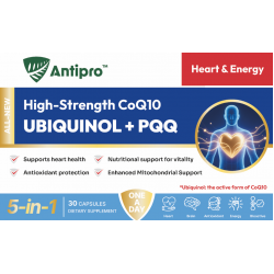 Antipro™ 高纯度还原型辅酶150毫克+PQQ  5合一 30粒 保质期2028.7