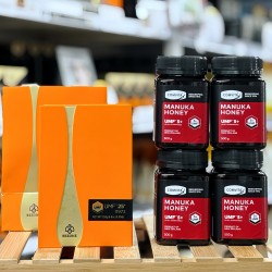 【一件包邮】【秒杀特价】【买一送四 送4瓶康维他5+ 500g】BEEONE 麦卢卡蜂蜜UMF25+(MGO1197+) 250g 保质期2030.1 【因天气原因液体侧漏无法理赔】