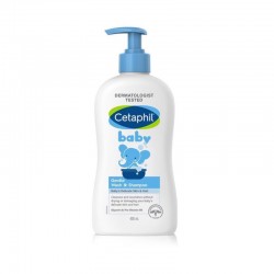 【因天气原因液体侧漏无法理赔】Cetaphil 丝塔芙宝宝婴儿洗发水沐浴露二合一温和滋润肤保湿400ml
