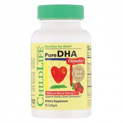 【产品因天气原因融化不理赔】Childlife 童年时光 精纯DHA鱼油软胶囊小金珠草莓味 90粒(6个月-12岁) 保质期2027.11 【产品因天气原因融化不理赔】Childlife 童年时光 精纯DHA鱼油软胶囊小金珠草莓味 90粒(6个月-12岁) 保质期2027.11