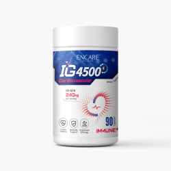 Encare IGg4500免疫球蛋白 辅酶Q10心动力胶囊90粒 保质期2027.11