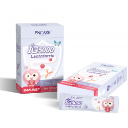 Encare 免疫蛋白IGg5000 耳牛双型乳铁蛋白 3克*10袋 保质期2028.5