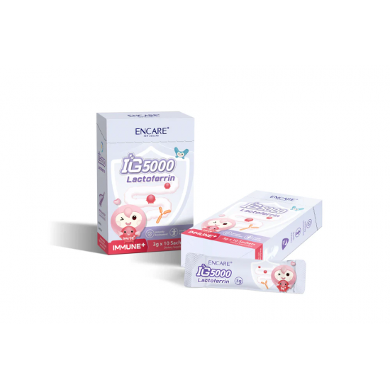 Encare 免疫蛋白IGg5000 耳牛双型乳铁蛋白 3克*10袋 保质期2028.5