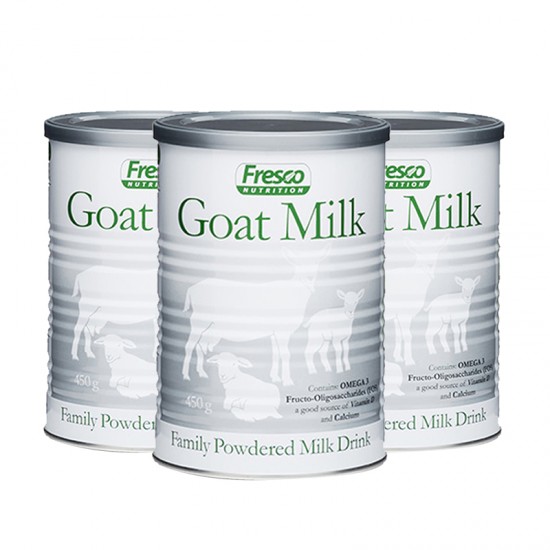 【新西兰直邮】【3罐】【白罐】Fresco山羊奶粉 3罐装 2026.11
