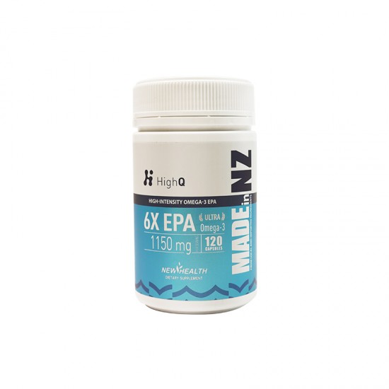 HighQ 6倍EPA1150mg深海鱼油 120粒 保质期2029.3