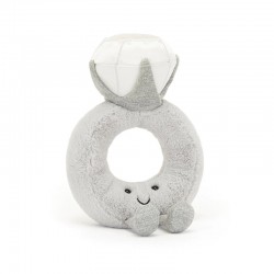 Jellycat Amuseable Diamond Ring趣味钻石戒指钻戒玩偶 尺寸：H20 X W12 CM