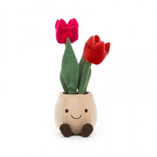 Jellycat  Amuseable  Tulip Pot 趣味郁金香盆栽  高30cm