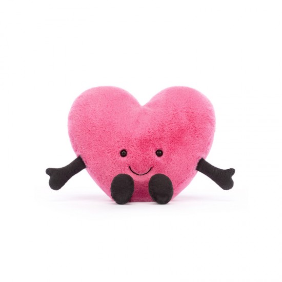 Jellycat Amuseable Pink Heart Large 大号趣味桃红色爱心 H17 X W19 CM
