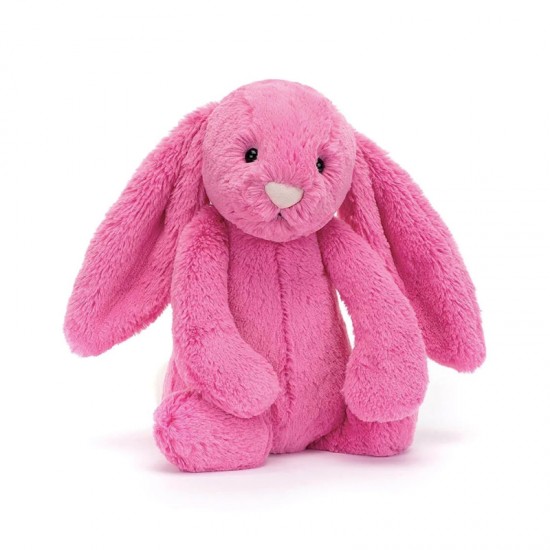 Jellycat  Bashful Hot Pink Bunny  Little(Sml) 小号害羞亮粉色邦尼兔 H18 X W9 CM