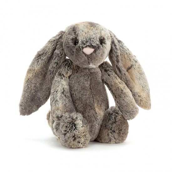 Jellycat Bashful Cottontail Bunny Original (Med)-NC 中号害羞白尾棉尾兔野兔邦尼兔 H31 X W12 CM