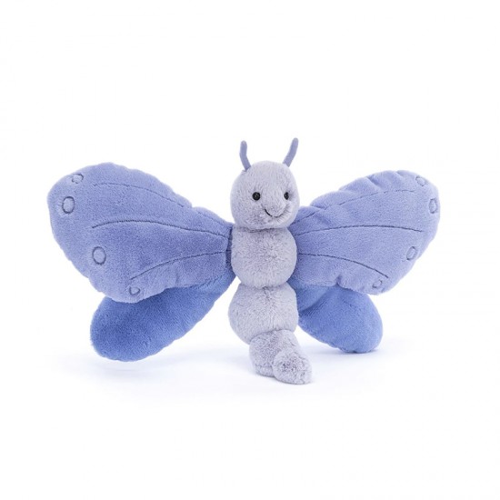 Jellycat Bluebell Butterfly Large 蓝铃花蝴蝶 尺寸：H20 X W32 CM