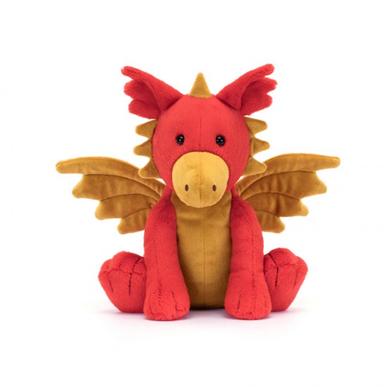 Jellycat Darvin Dragon达尔文龙 尺寸：H24 X W20 CM