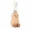 Jellycat  Amuseables Peanut Bag Charm 趣味花生包包挂件钥匙扣 高18cm