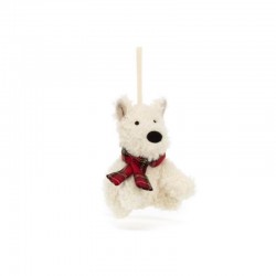 Jellycat Munro Scottie Dog Decoration 西高地白梗小狗装饰挂件
