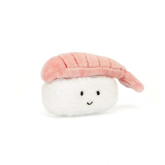 Jellycat Sassy Sushi Nigiri 时髦手握甜虾寿司毛绒玩偶