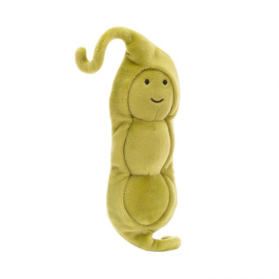 Jellycat 新品活泼豌豆可爱蔬菜系列送礼毛绒玩具儿童玩偶 17cm