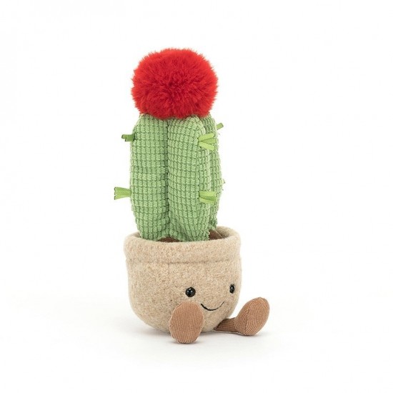 Jellycat Amuseable Moon Cactus 趣味红球仙人掌盆栽 H21 X W7 CM