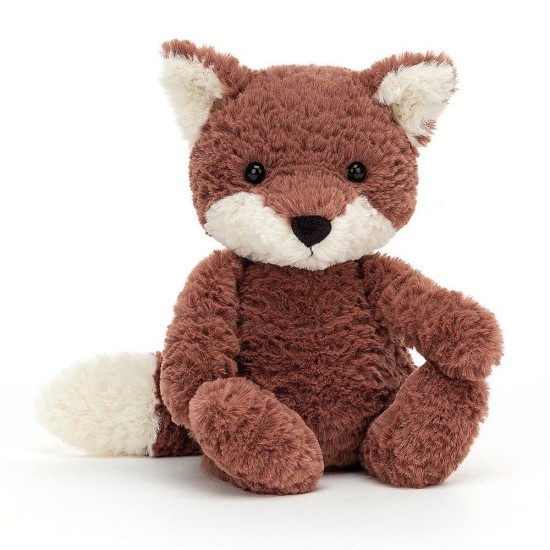 Jellycat Tumbletuft Fox One Size 卷卷毛小护理玩偶 H20 X W9 CM 