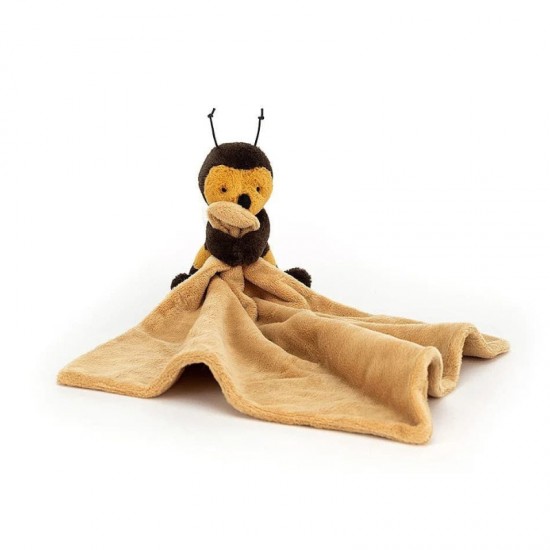 Jellycat Bashful Bee Soother 害羞蜜蜂玩偶安抚巾玩偶 H34 X W34 CM