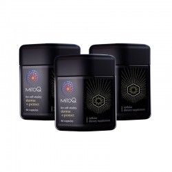 【买三送二 送2盒mitoq护心/护肝】【包邮】MitoQ Derma Protect小黑伞 韧肤胶囊 60粒 淡斑美白 3盒装 保质期2026.10 【买三送二 送2盒mitoq护心/护肝】【包邮】MitoQ Derma Protect小黑伞 韧肤胶囊 60粒 淡斑美白 3盒装 保质期2026.10