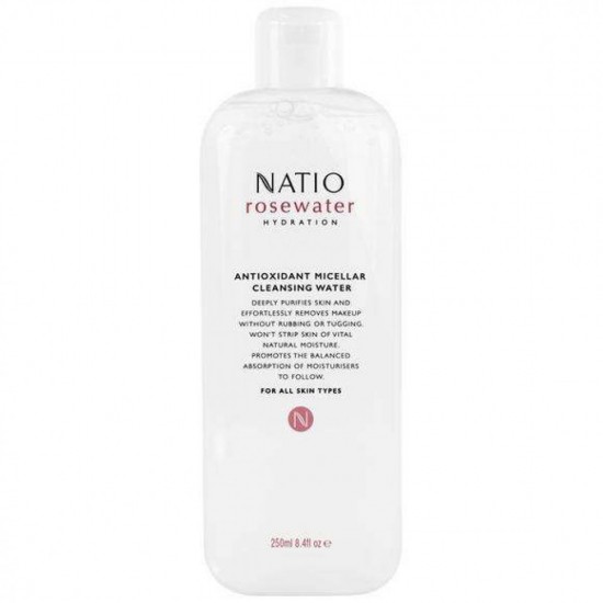 Natio 玫瑰水抗氧化卸妆水250毫升