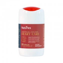 Naturies  辅酶Q10 + 红花心脏护理胶囊60粒 保质期:2027.1 Naturies  辅酶Q10 + 红花心脏护理胶囊60粒 保质期:2027.1