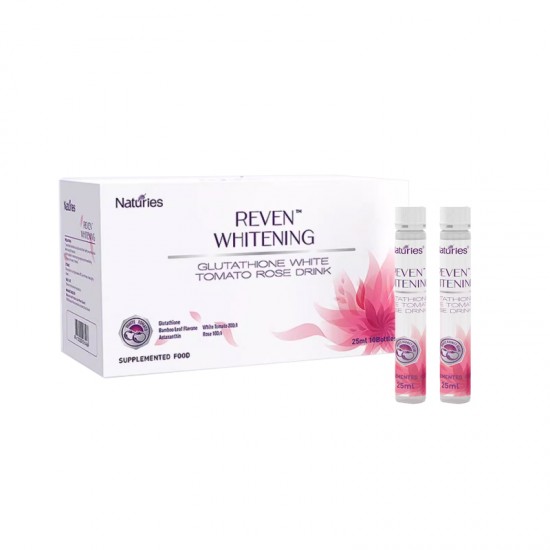 Naturies  白番茄焕白饮谷胱甘肽亮白饮玫瑰葡萄籽 25ml*10瓶 保质期：2026.10