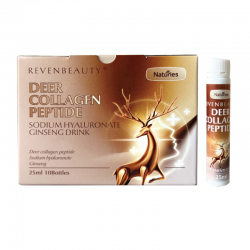 【包邮】Naturies 鹿胶原蛋白肽透明质酸钠人参饮口服液 25ml*10支/盒 保质期:2026.10 【包邮】Naturies 鹿胶原蛋白肽透明质酸钠人参饮口服液 25ml*10支/盒 保质期:2026.10