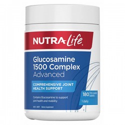 纽乐 葡萄糖胺 关节灵 维骨力氨糖 1500mg 180片