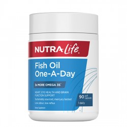 Nutralife 纽乐 3倍无腥高含量浓缩鱼油90粒 一天一粒 保质期2028.8 Nutralife 纽乐 3倍无腥高含量浓缩鱼油90粒 一天一粒 保质期2028.8