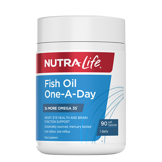 Nutralife 纽乐 3倍无腥高含量浓缩鱼油90粒 一天一粒 保质期2028.8