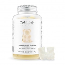 【因天气原因产品融化无法理赔】Unichi 烟酰胺美白小熊软糖 60粒 提亮均匀肤色 茉莉西柚味 保质期2027.6